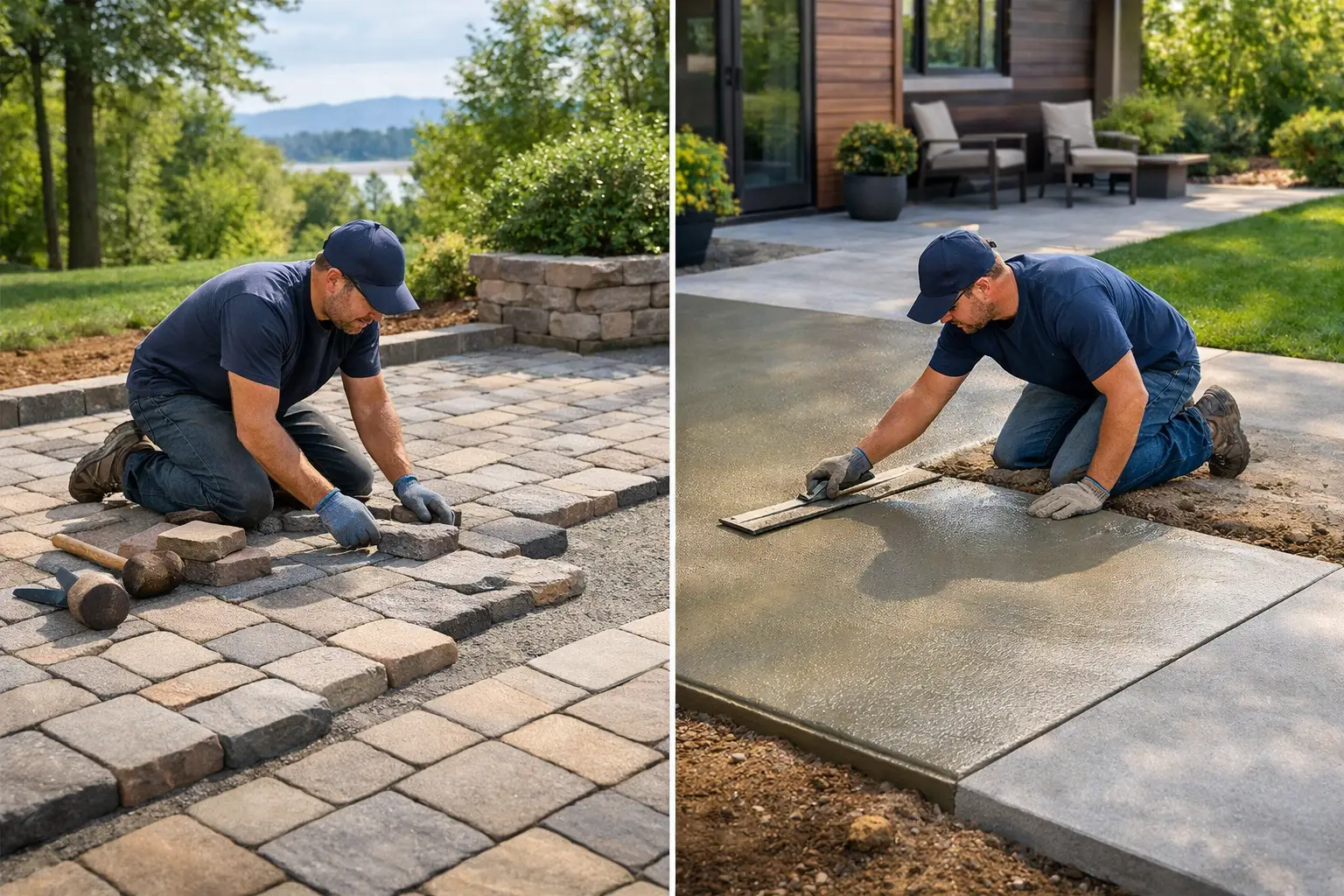 Paver Patio vs Concrete for Portland Homes