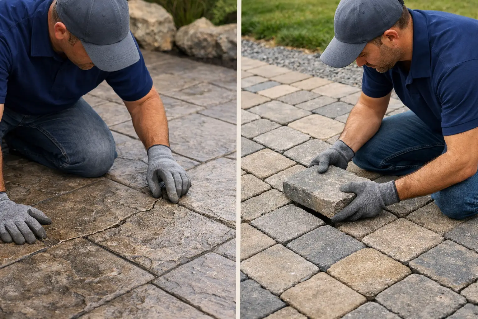 Stamped Concrete vs Pavers: Which Lasts?