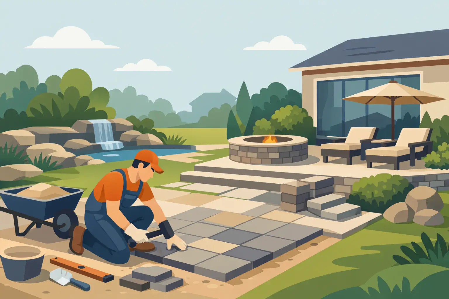 What Is Hardscaping Work for a Home?