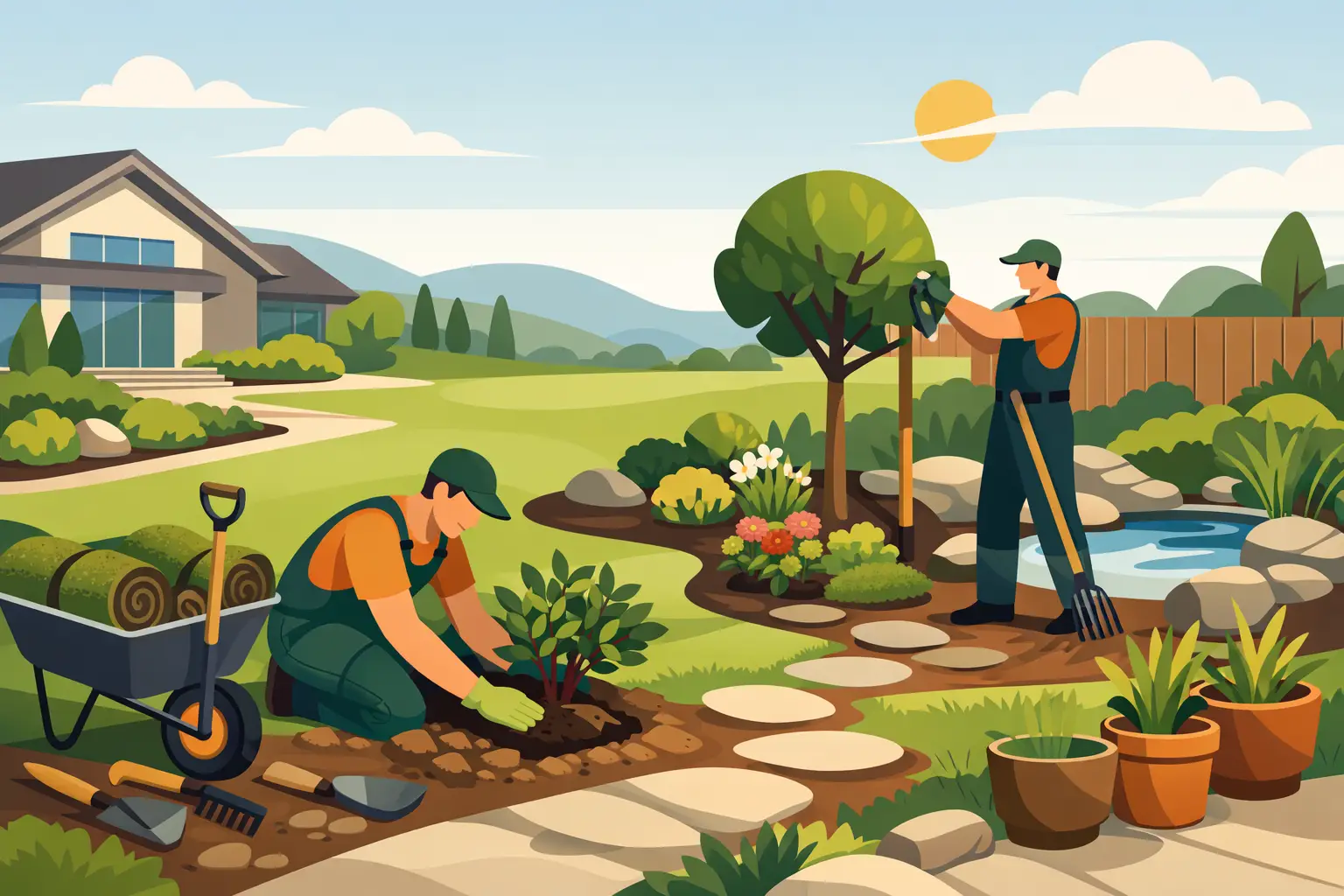 What Is Landscape Installation for Your Yard?