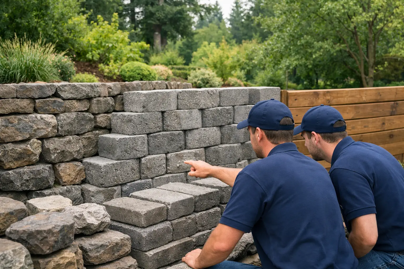 Best Retaining Wall Materials for Portland Yards