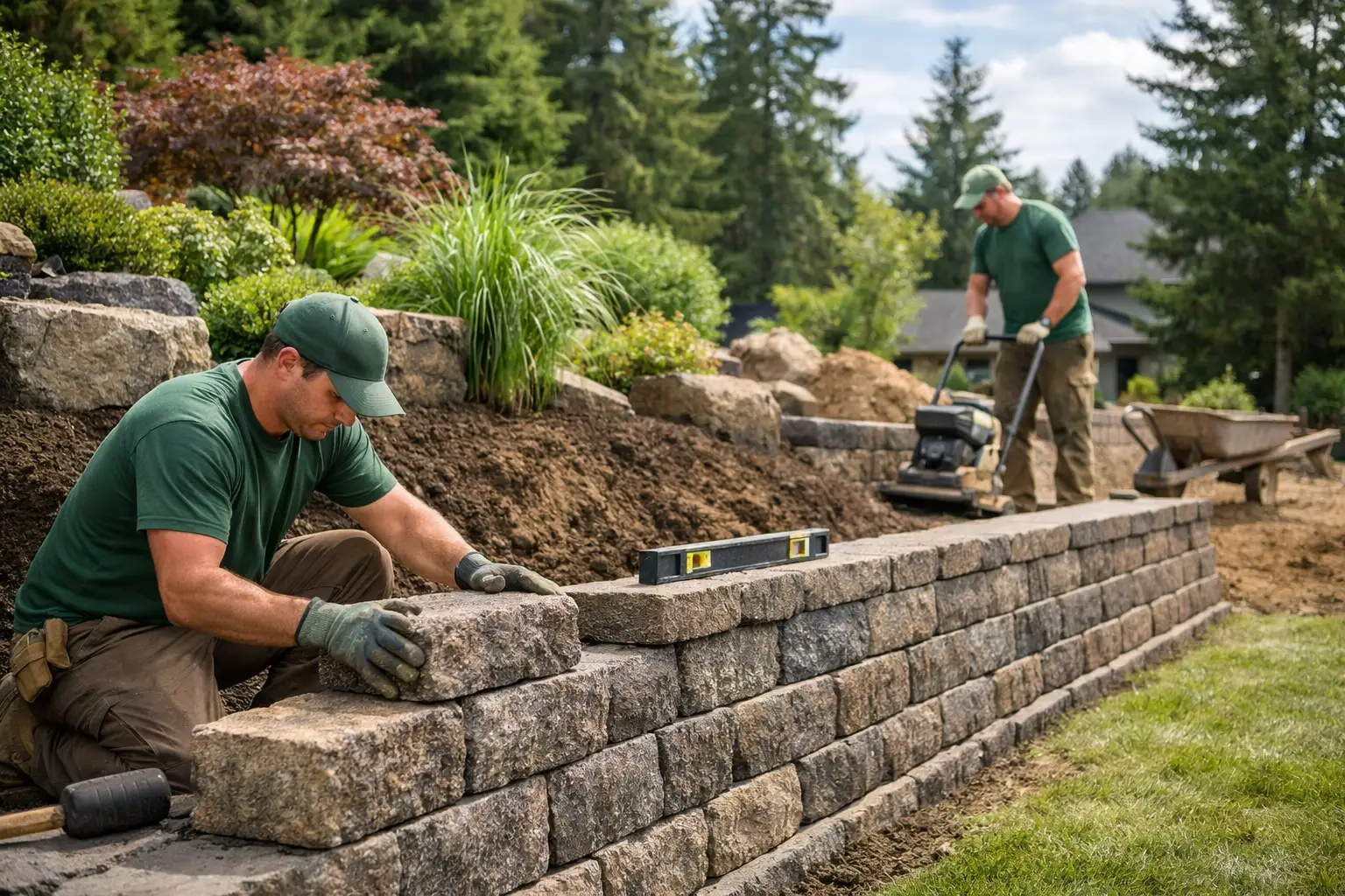 Retaining Walls That Work in Portland Yards