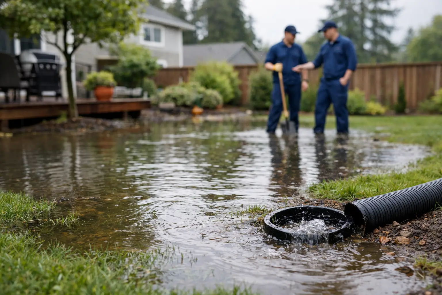 Why Is My Yard Flooding? Portland Drainage Causes