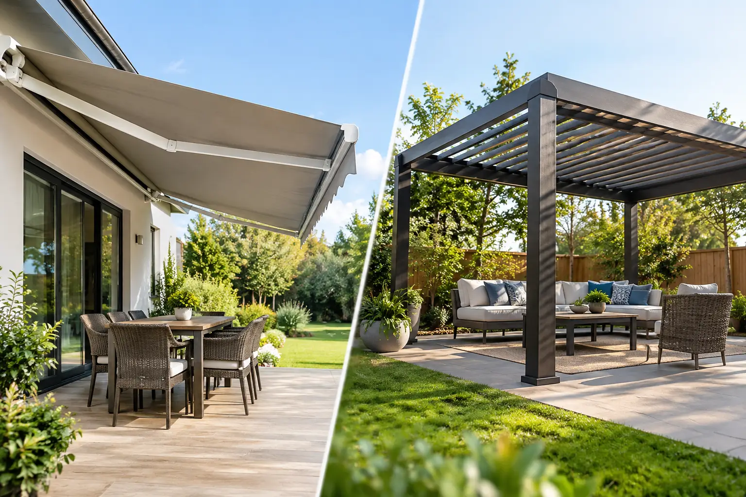 Awnings Versus Pergolas: Which Fits Your Yard?