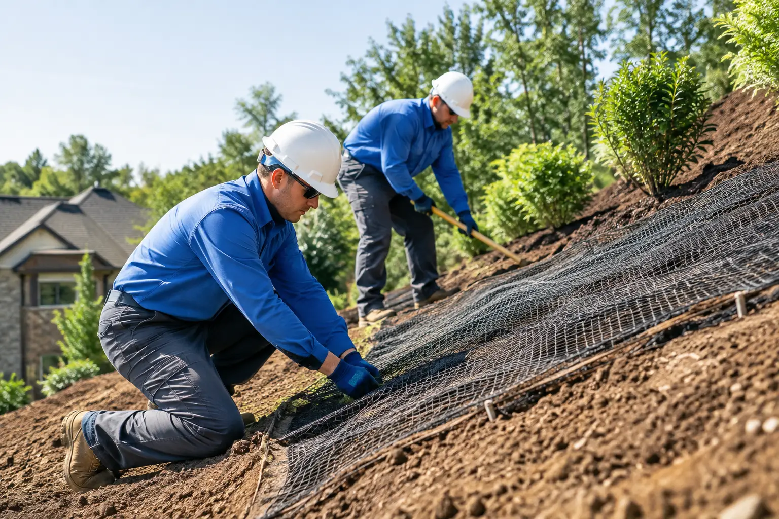 How to Stabilize Steep Backyard Slopes Safely